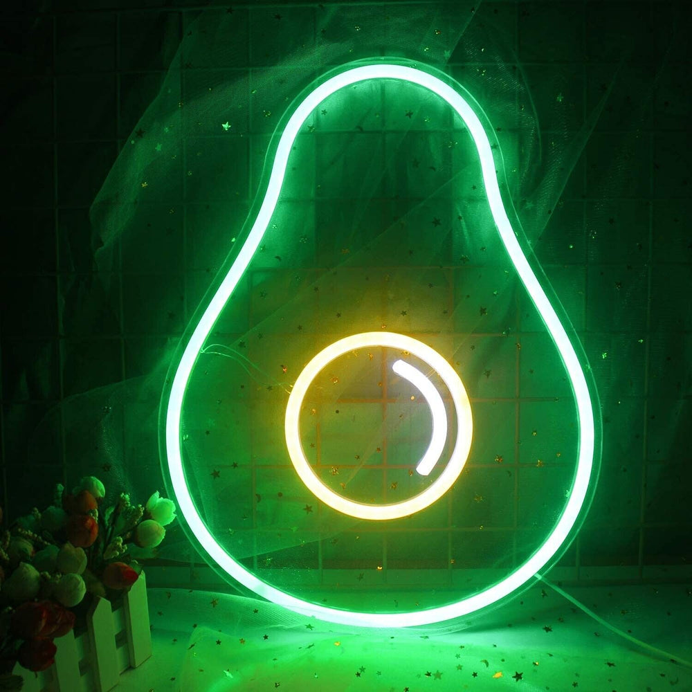 
                  
                    Green Avocado Neon Signs Avocado Led Sign Neon Lights Cute Fruit Neon Lights ...
                  
                