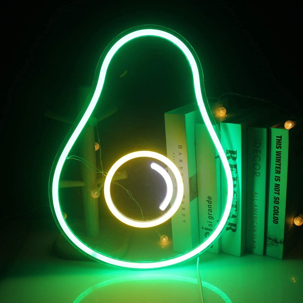 
                  
                    Green Avocado Neon Signs Avocado Led Sign Neon Lights Cute Fruit Neon Lights ...
                  
                